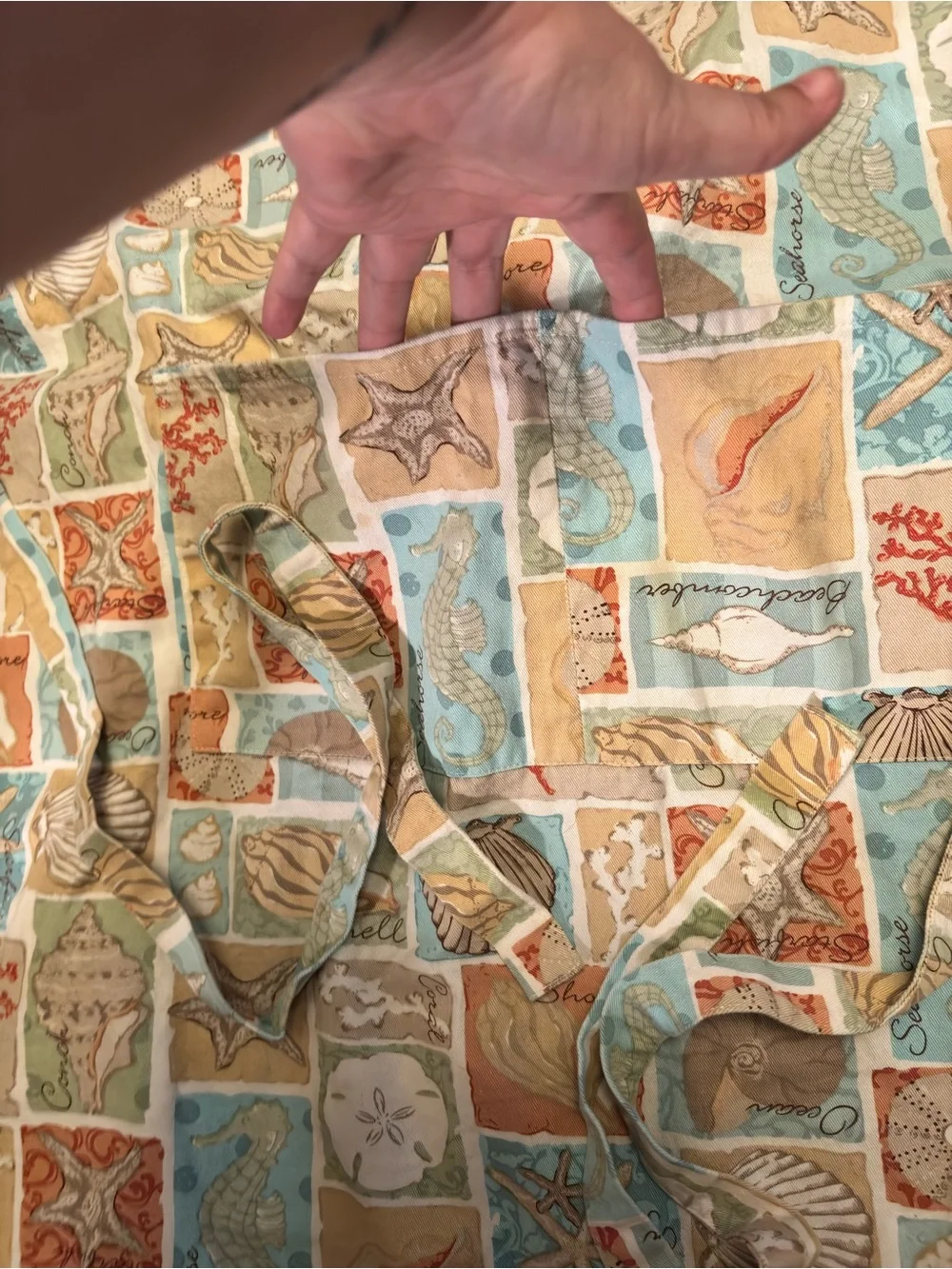 Kitchen wears apron coastal